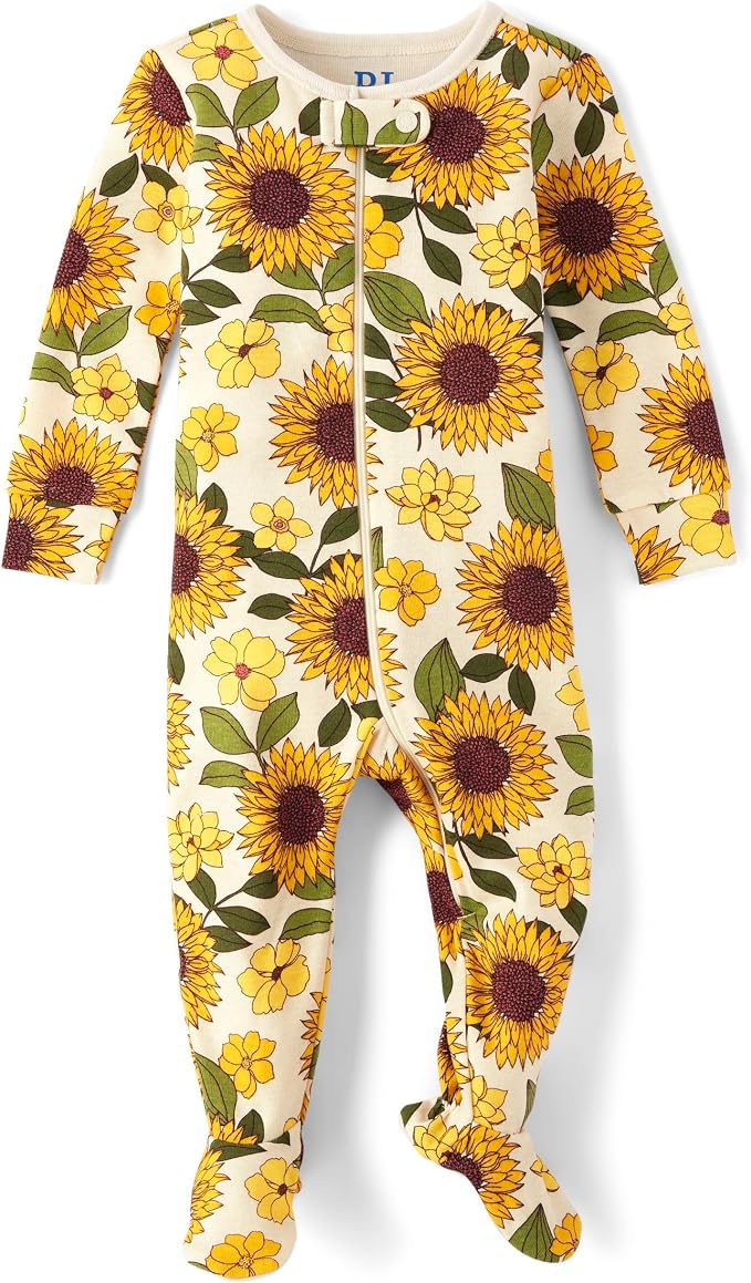 The Children's Place Baby Girls' And Toddler Long Sleeve 100% Cotton Zip-front by TheChildrensPlace