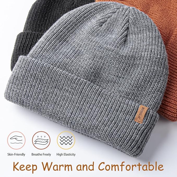 Baby Beanie Toddler Infant Winter Hats Knit Warm Caps - Image 2