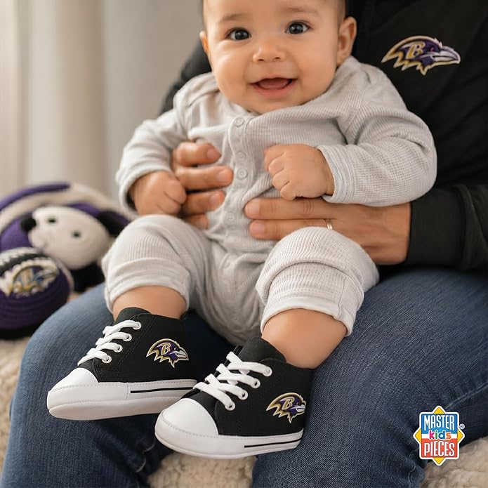 MasterPieces - NFL Baby Pre-Walkers Shoes, Officially Licensed, High Top - Image 6