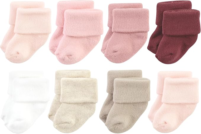 Hudson Baby Baby 8-pack Cotton Rich Newborn and Terry Socks by HudsonBaby