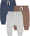 Gerber Baby-Boys Toddler 3-Pack Jogger Pants
