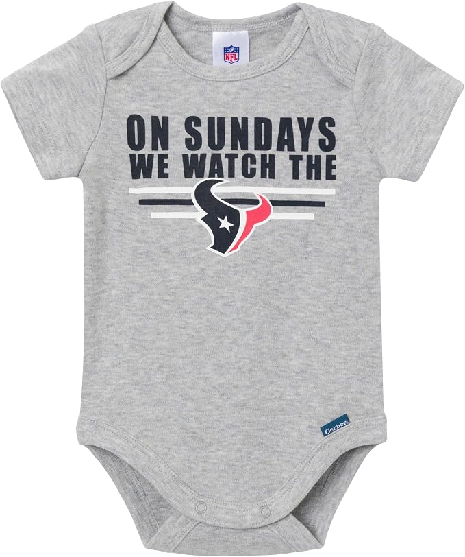 Gerber NFL Baby Boys 3-Pack Onesie Bodysuit - Image 4