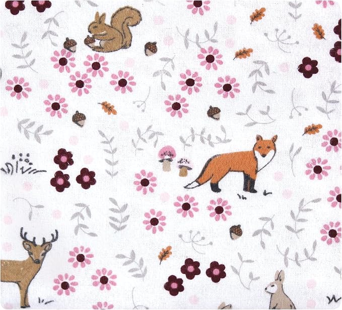 Luvable Friends Little Treasure Flannel Receiving Blankets 7pk - Image 2