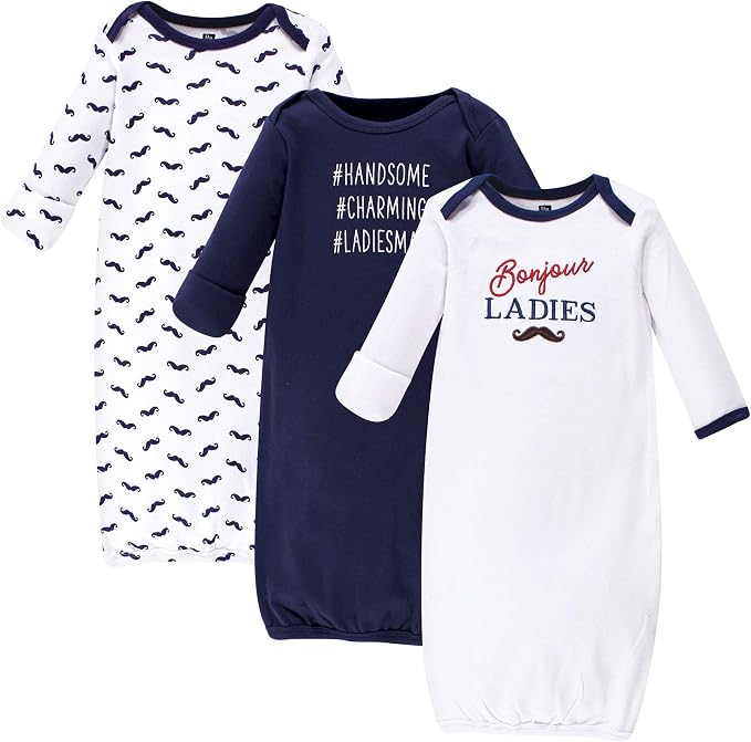 Hudson Baby unisex-baby Cotton Gowns by HudsonBaby