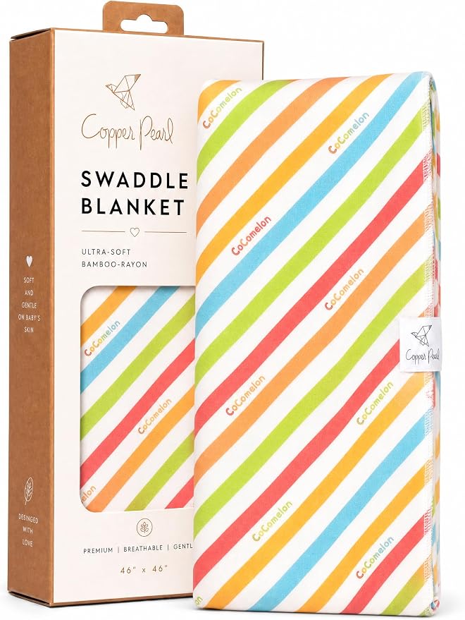 Copper Pearl Swaddle Blankets for Newborns | Soft Stretchy Receiving Blankets by CopperPearl
