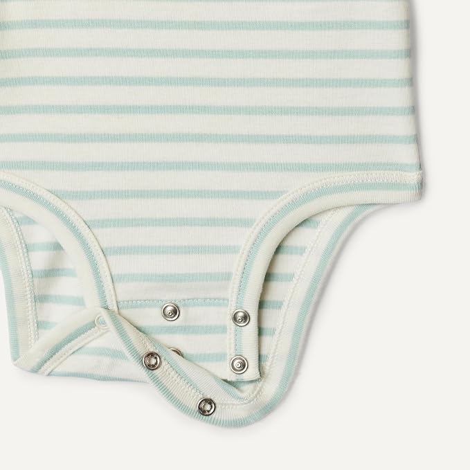 Amazon Essentials Unisex Babies' Short-Sleeve Bodysuits - Image 5