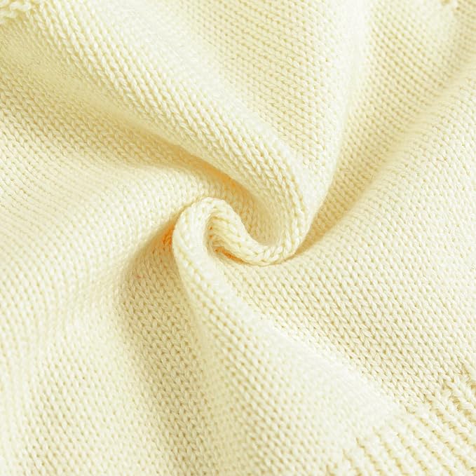 Simplee kids Baby Girl Romper, Sleeveless Pompoms Square Neck | Soft Breathable - Image 7