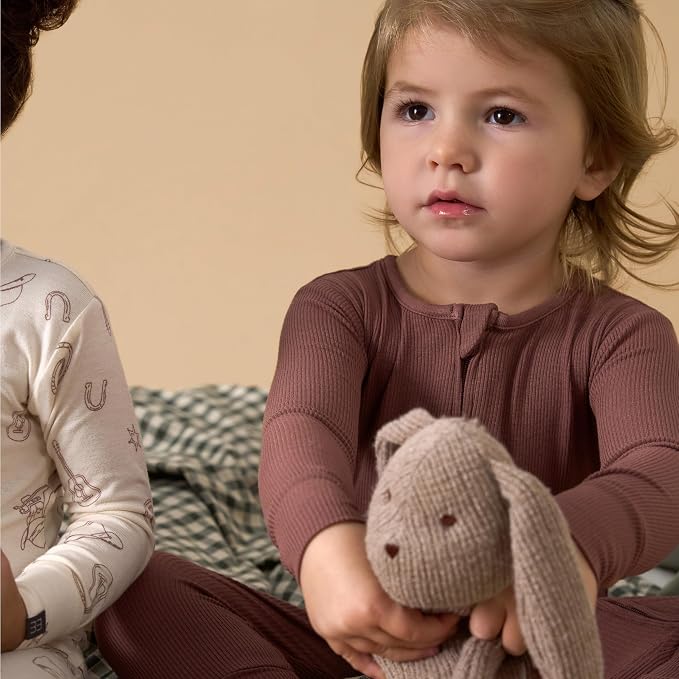 Modern Moments by Gerber Baby Viscose 2-pack Footless Tight Fitting Pajamas - Image 2