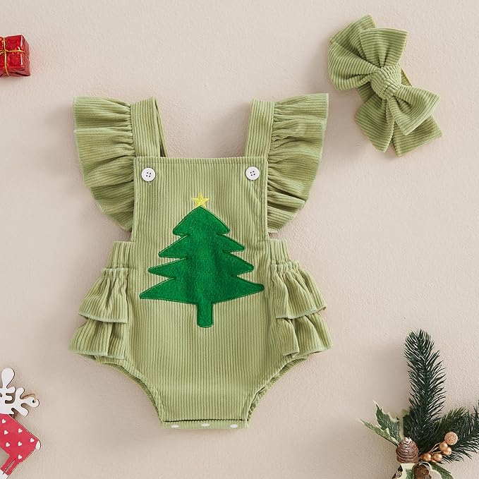 YINGISFITM My First Halloween Baby Girl Outfit Newborn Pumpkin Bubble Romper - Image 3