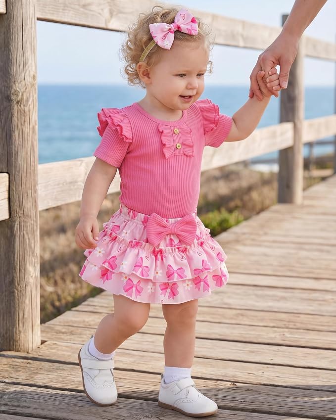 HONGTEYA Baby Girl Clothes Set Newborn Infant Summer Outfits - Image 6