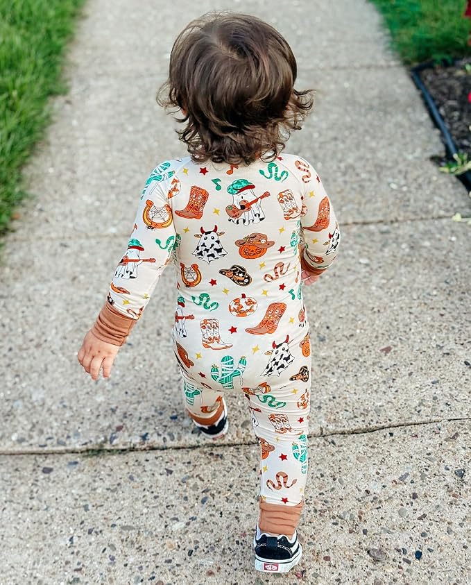 babee Reshinee Bamboo Viscose Baby Footie Pajama, Zipper Sleeper Boys Girls - Image 4