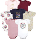 Hudson Baby Baby Girls' Cotton Bodysuits 7-pack by HudsonBaby