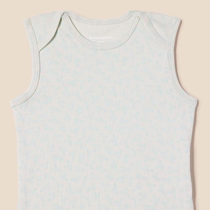 Amazon Essentials Unisex Babies' Sleeveless Cotton Rib Bodysuits - Image 3