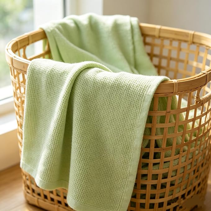 TL Care 100% Cotton Thermal Waffle Swaddle Blanket, Breathable & Stretchy - Image 2