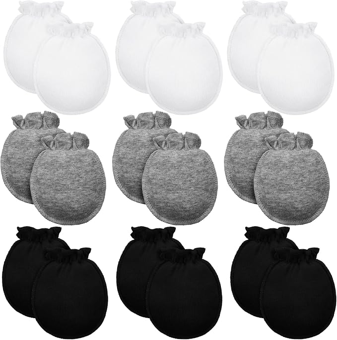 Syhood 9 Pairs Newborn Infant Mittens 0-6 Months by Syhood