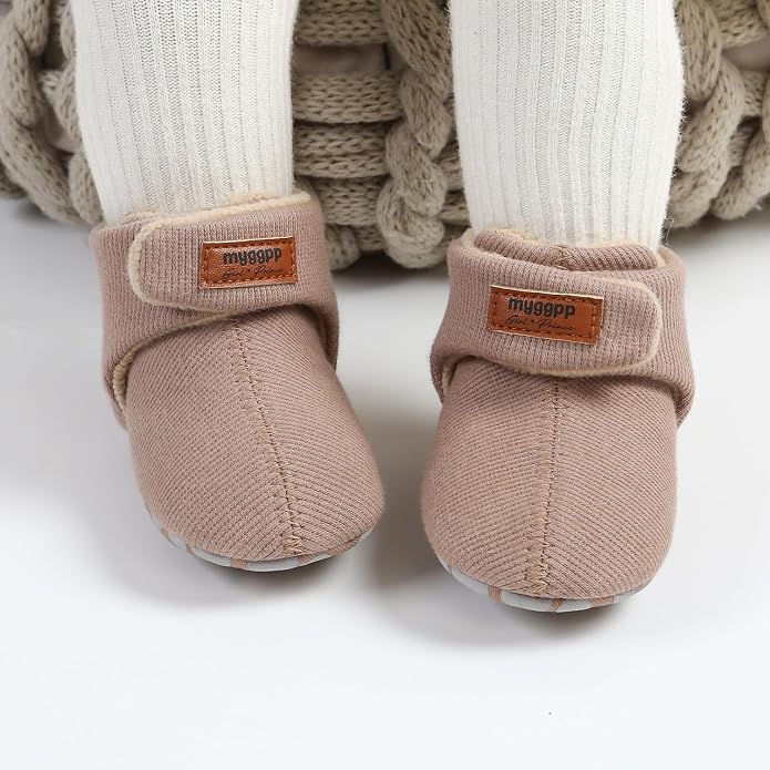 Ohwawadi Infant Baby Slippers Girls Boys Booties Warm Baby Socks Shoes Newborn - Image 2