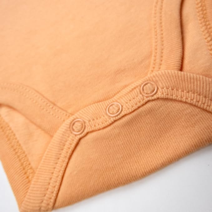 HonestBaby baby-girls 5-pack Short Sleeve Bodysuits One-piece 100% Organic - Image 4