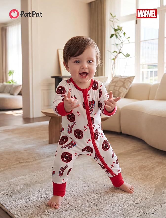 Disney Baby Viscose Made from Bamboo 2-Way Zipper Footie Outfit NB to Inf - Image 2