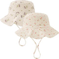 Muslin Baby Sun Hat Sun Protection Baby Toddler Bucket Hats by HONGTEYA