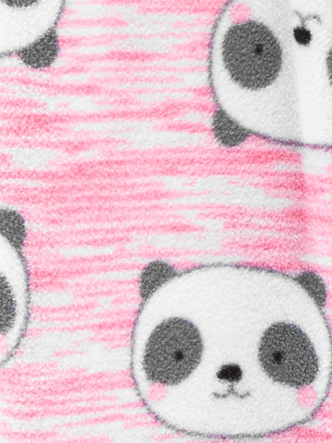 Simple Joys by Carter's Baby Girls' Cotton and Fleece Footed Sleep and Play - Image 3