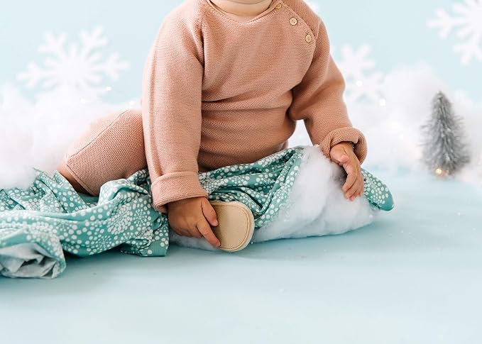 Copper Pearl Swaddle Blankets for Newborns | Soft Stretchy Receiving Blankets - Image 6