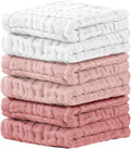 Cuddle Campus Baby Washcloths 6 Packs, Muslin Washcloths Baby, Cotton Burp by CuddleCampus