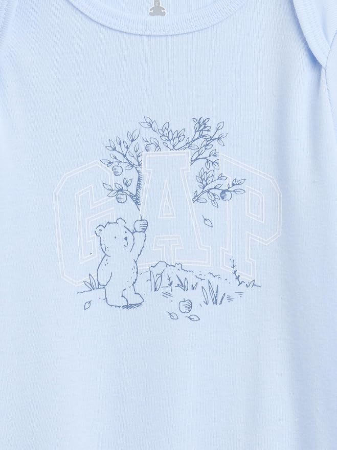 GAP Baby Long Sleeve Logo Bodysuit - Image 3