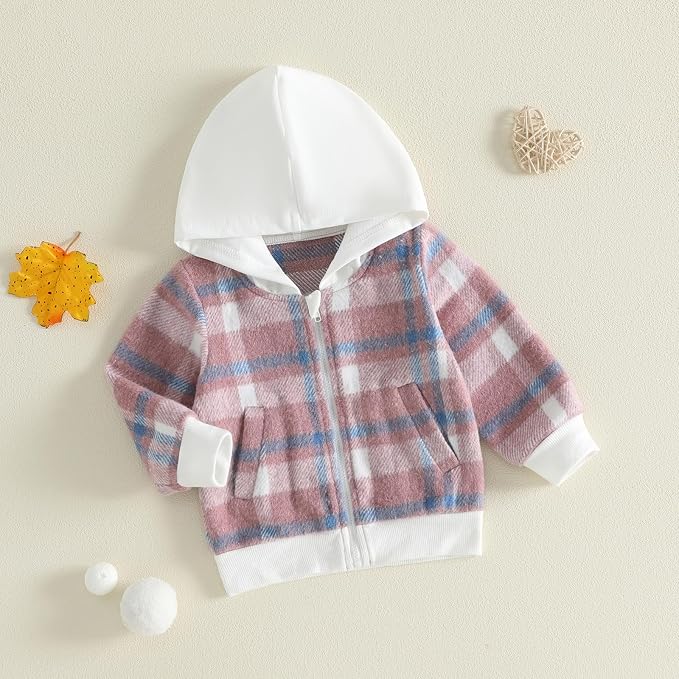 MERSARIPHY Toddler Boy Hoodies Jacket Baby Boy Lightweight Zip Up Coat - Image 3
