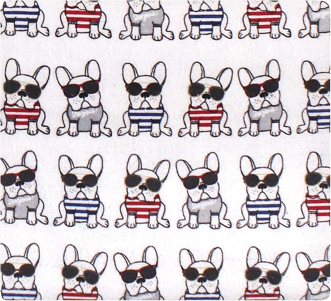Little Treasure Hudson Baby Cotton Poly Flannel Receiving Blankets Multipack - Image 2
