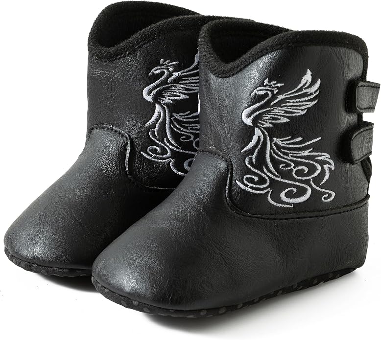 Jastore Baby Boys Girls Cowboy Boots Infant Western Booties Toddler Soft Sole by JASTORE