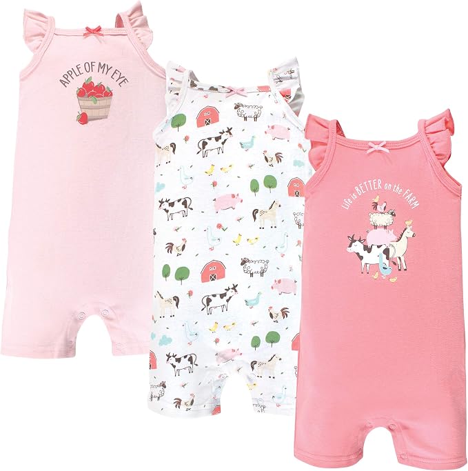 Hudson Baby Unisex Cotton Rompers - Image 2