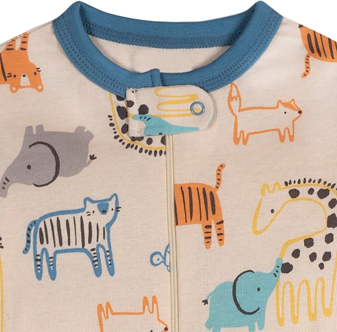 Onesies Brand Baby Boys' 3-pack Snug Fit One-piece Cotton Pajamas - Image 5