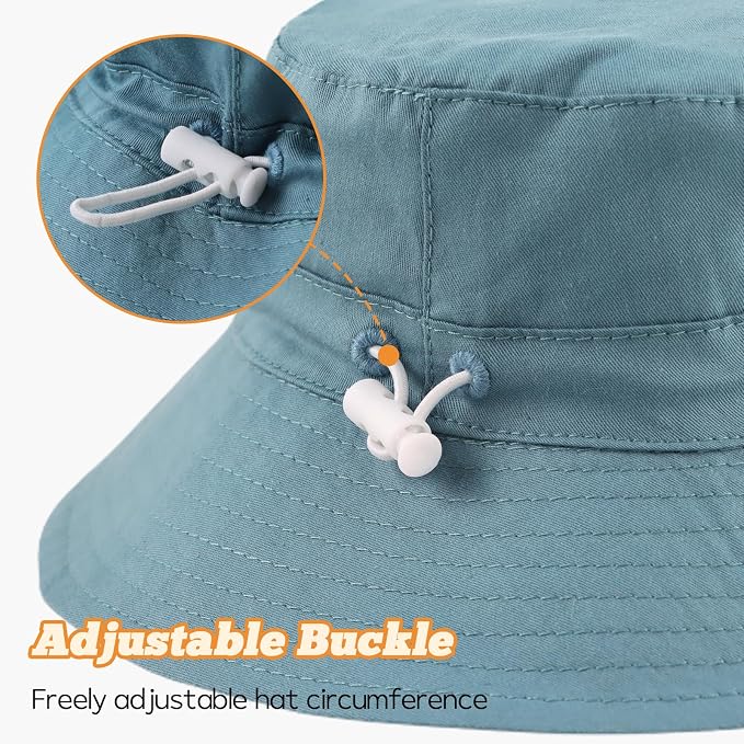 Bamery Baby Toddler Girls Bucket Hat Newborn Sun Hats - Image 4