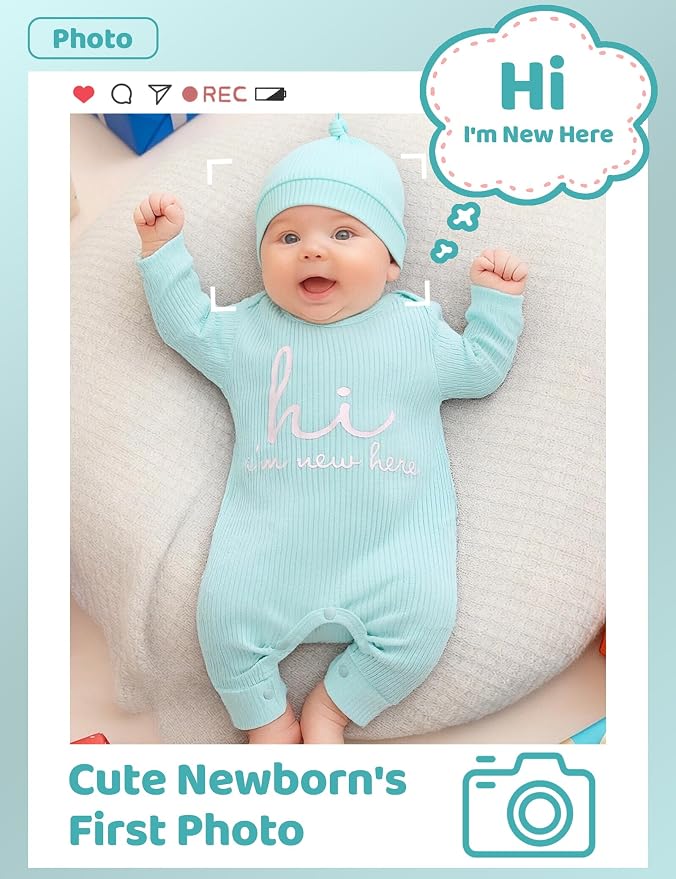 Babymine Newborn Coming Home Outfit Unisex Baby Clothes - Image 2