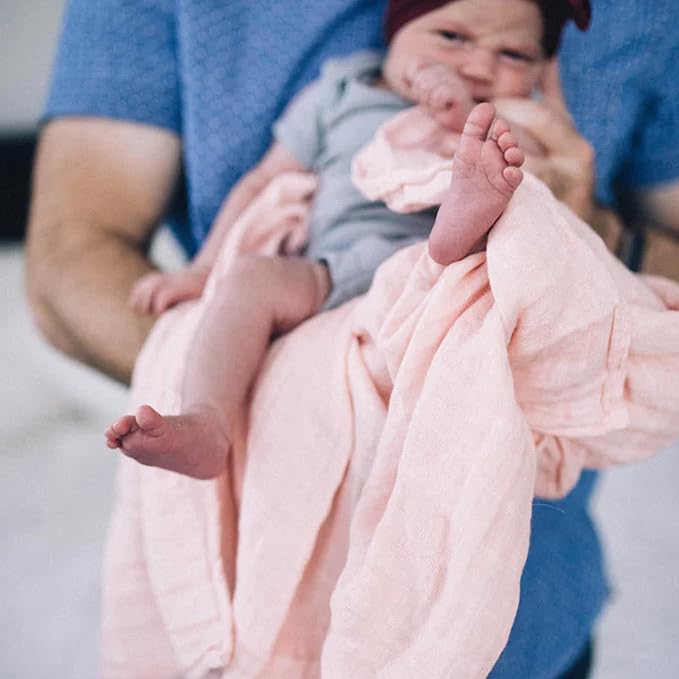 Little Unicorn Muslin Swaddle Blanket - Image 6