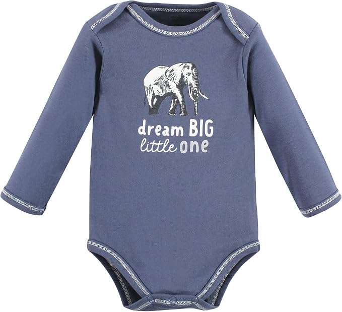 Touched by Nature Unisex Baby Organic Cotton Long-Sleeve Bodysuits - Image 6