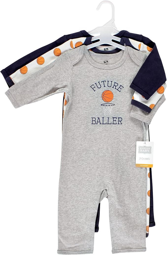 Hudson Baby unisex-child Cotton Coveralls - Image 2
