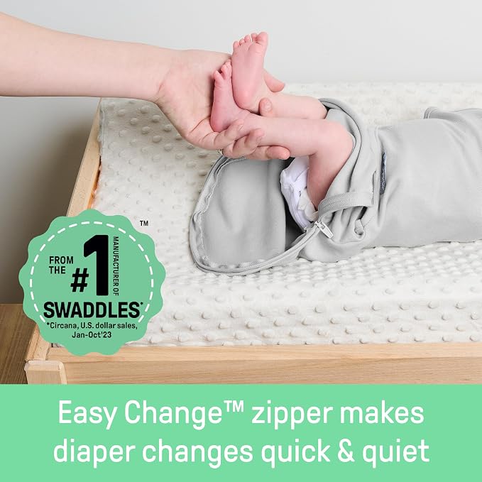 SwaddleMe by Ingenuity Easy Change Baby Swaddle in Size Small/Medium, 0-3 Months - Image 2
