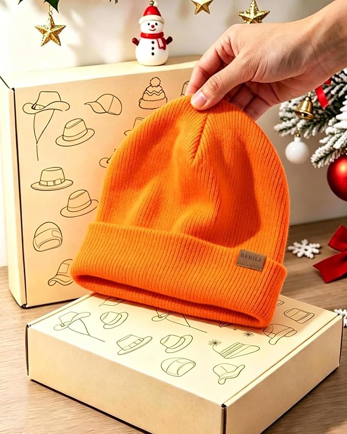 Baby Beanie Toddler Infant Winter Hats kids Warm Knit Caps - Image 7