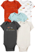Carter's Baby Boys 5-Pack Original Short Sleeve Bodysuits by Carters