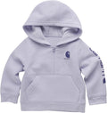 Carhartt girls Long-sleeve Half-zip Hooded Sweatshirt by Carhartt