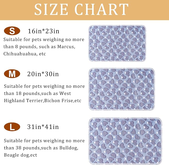 1 Pack 3 Blankets for Dog Puppy Cat | Super Soft Fluffy Premium Fleece Pet - Image 3