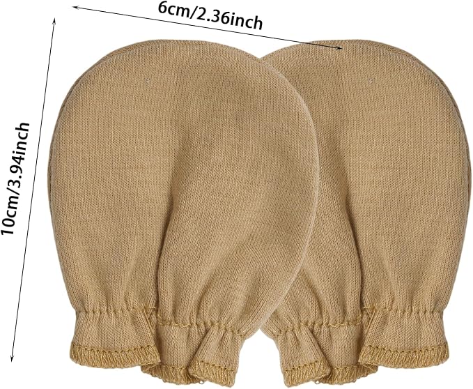 phnydreg 8 Packs Newborn Baby Mittens Infant Scratch Gloves Elastic Wrist Gloves - Image 2