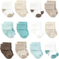Hudson Baby Basics Unisex Baby Cozy Terry Baby Sock 12-Pack by HudsonBaby