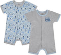 Cudlie 2-Pack Baby Boy Rompers – Soft Cotton, Everyday Comfort by Cudlie