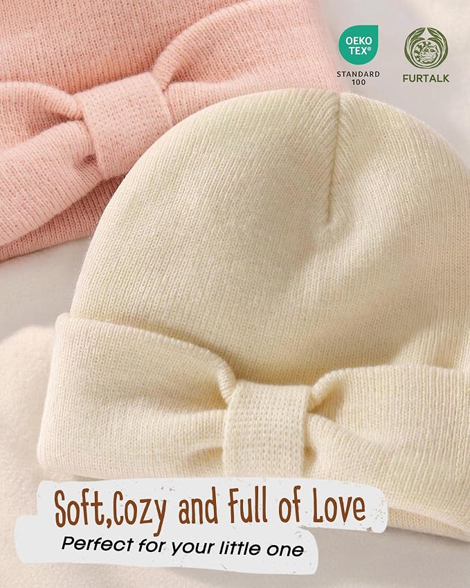 FURTALK Baby Beanie Winter Hat Knitted Warm Hat - Image 2