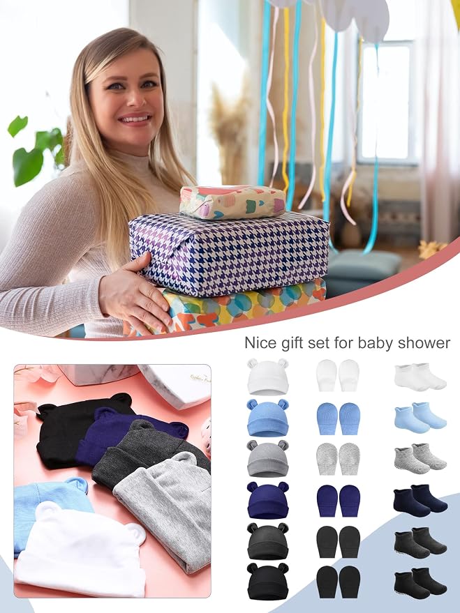Geyoga Newborn Baby Hat Set - Image 7