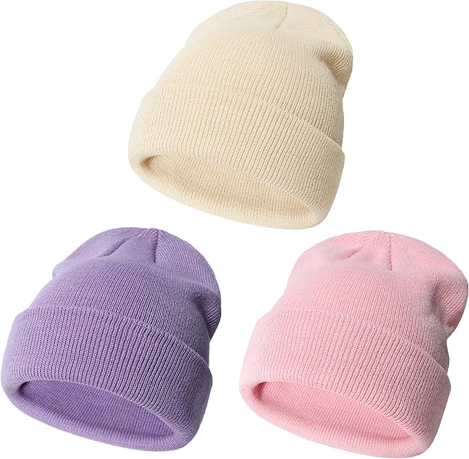 YMYDYFC Baby Beanie 3Pack Toddler Beanie Baby Winter Hats Boy&Girl 0-6Years | by YMYDYFC