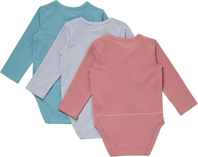 Hanes Baby Pure Comfort Long Sleeve Bodysuits, Infant Bodysuits, Boys & Girls - Image 2