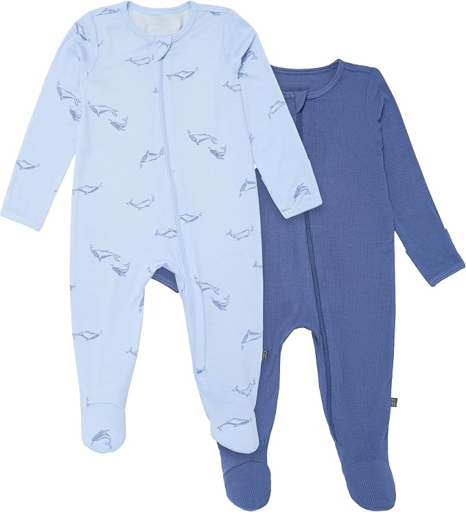 Modern Moments by Gerber Baby Viscose 2-Pack Sleep 'N Play w/ Mitten Cuffs by ModernMomentsbyGerber